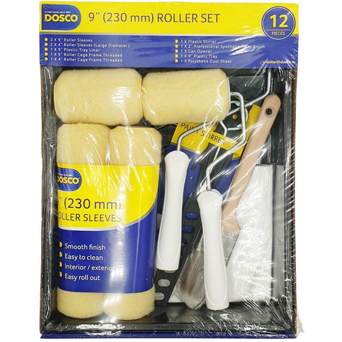 12 PIECE ROLLER SET 12 (9")  ~